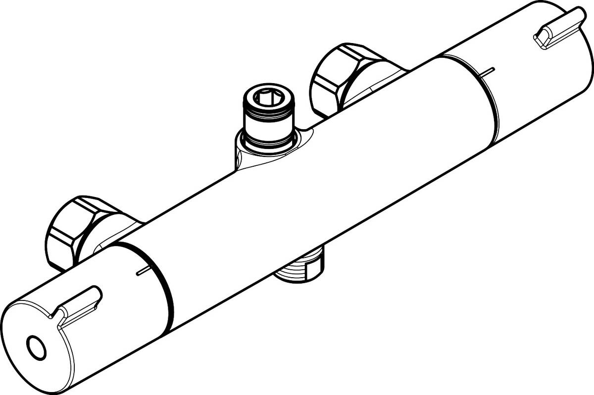 Bild von HANSGROHE Thermostat für Showerpipe #93352000