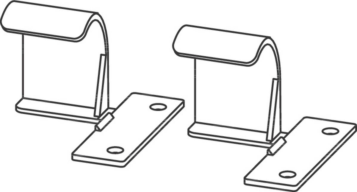 Bild von HANSGROHE Befestigungen uBox 50 (2 Stück) #94384000