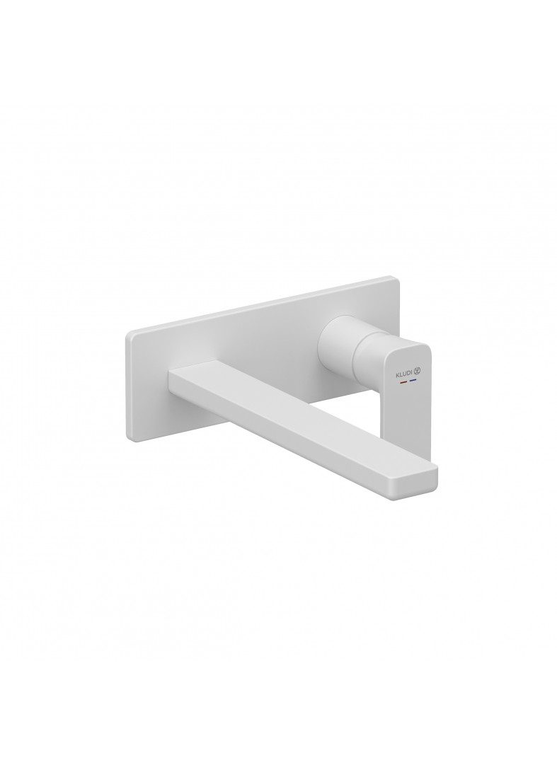 Bild von KLUDI KLUDI-RENON Unterputz-Waschtisch-Zweiloch-Wand-Einhandmischer #422455375 - matt white