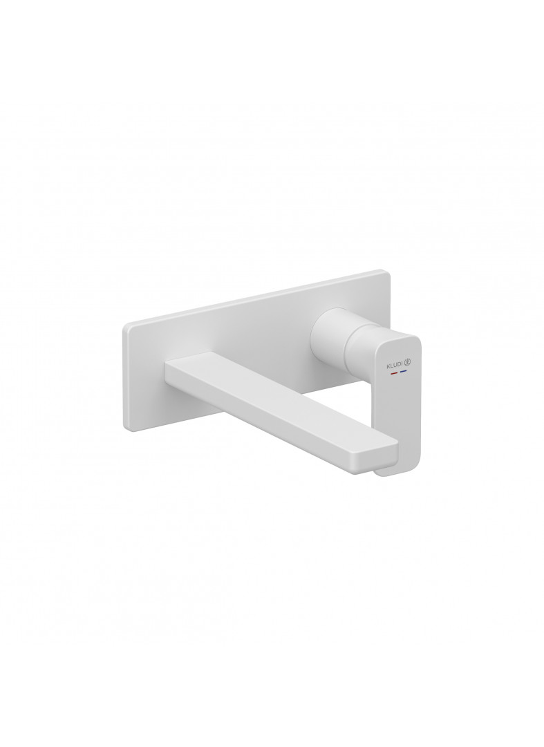 Bild von KLUDI KLUDI-RENON Unterputz-Waschtisch-Zweiloch-Wand-Einhandmischer #422445375 - matt white