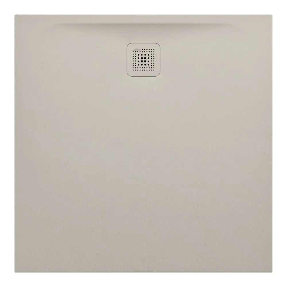 LAUFEN PRO Duschwanne, aus Verbundwerkstoff Marbond, superflach, quadratisch, Ablauf seitlich 1000 x 1000 x 33 mm #H2119521860001 - 186 - Beige matt