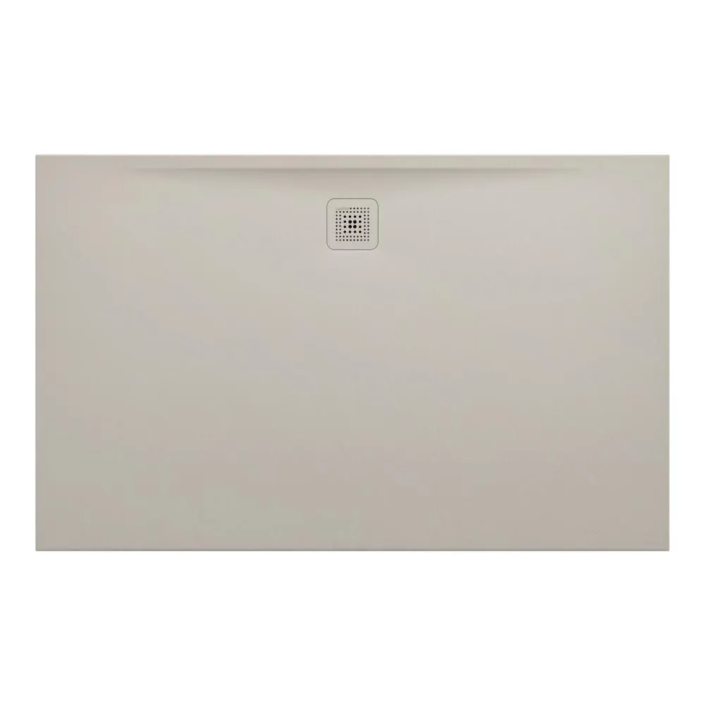 LAUFEN PRO Duschwanne, aus Verbundwerkstoff Marbond, superflach, rechteckig, Ablauf an langer Seite 1600 x 1000 x 33 mm #H2119551860001 - 186 - Beige matt
