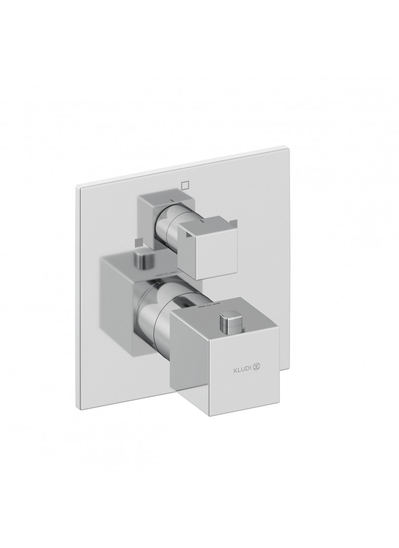 Bild von KLUDI KLUDI-DECUS Unterputz-Wannenfüll- und Brause-Thermostatarmatur #548100575 - chrom