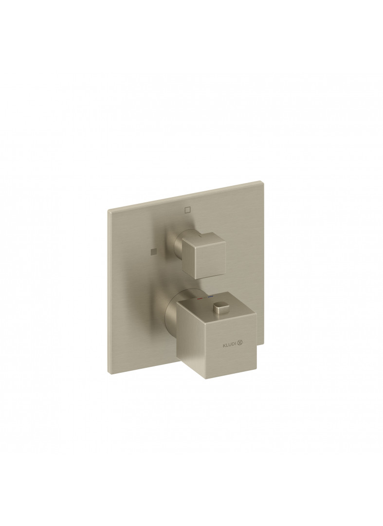 Bild von KLUDI KLUDI-DECUS Unterputz-Brause-Thermostatarmatur #54885N575 - Brushed Nickel