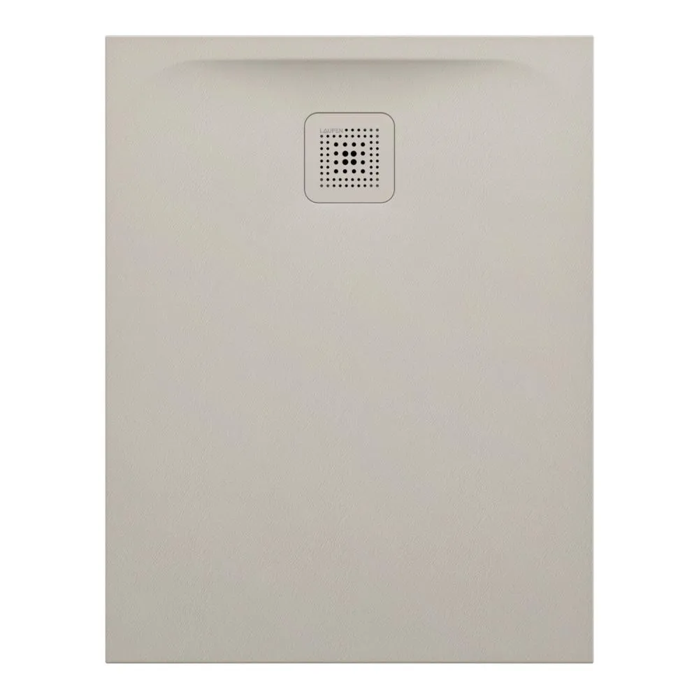 LAUFEN PRO Duschwanne aus Verbundwerkstoff Marbond, rechteckig, super flach, Ablauf an kurzer Seite 900 x 700 x 33 mm #H2169561860001 - 186 - Beige matt