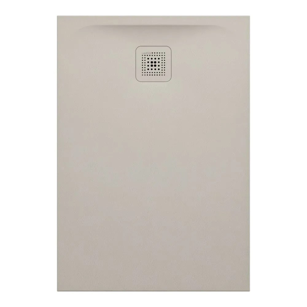 LAUFEN PRO Duschwanne aus Verbundwerkstoff Marbond, rechteckig, super flach, Ablauf an kurzer Seite 1000 x 700 x 33 mm #H2169571860001 - 186 - Beige matt