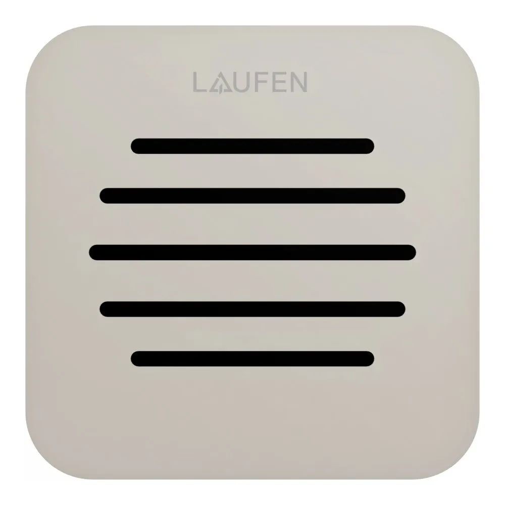 LAUFEN PRO LAUFEN Siphonabdeckung aus Edelstahl für Siphon H295127 für Duschwannen PRO aus Marbond mit geradelinigen Ablaufspalten symmetrisch 130 x 130 x 30 mm #H2919511860001 - 186 - Beige matt