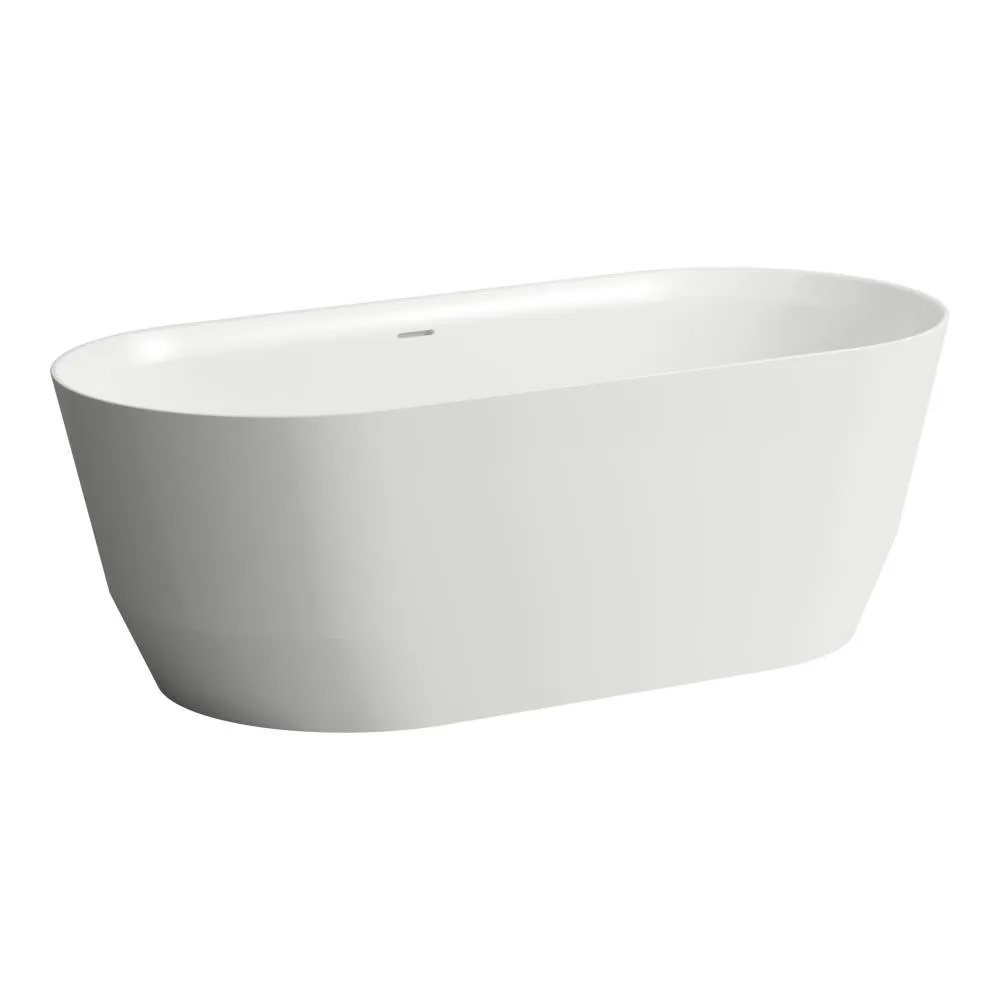 LAUFEN PRO Freistehende Badewanne, aus Verbundwerkstoff Marbond 1650 x 750 x 550 mm #H2399527570001 - 757 - Weiß matt
