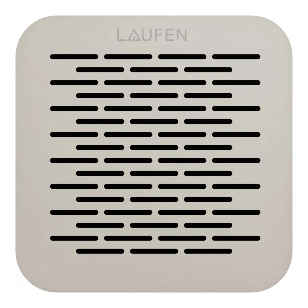 LAUFEN PRO LAUFEN Siphonabdeckung aus Edelstahl für Siphon H295127 für Duschwannen PRO aus Marbond mit geradelinigen Ablaufspalten versetzt 130 x 130 x 30 mm #H2919521860001 - 186 - Beige matt