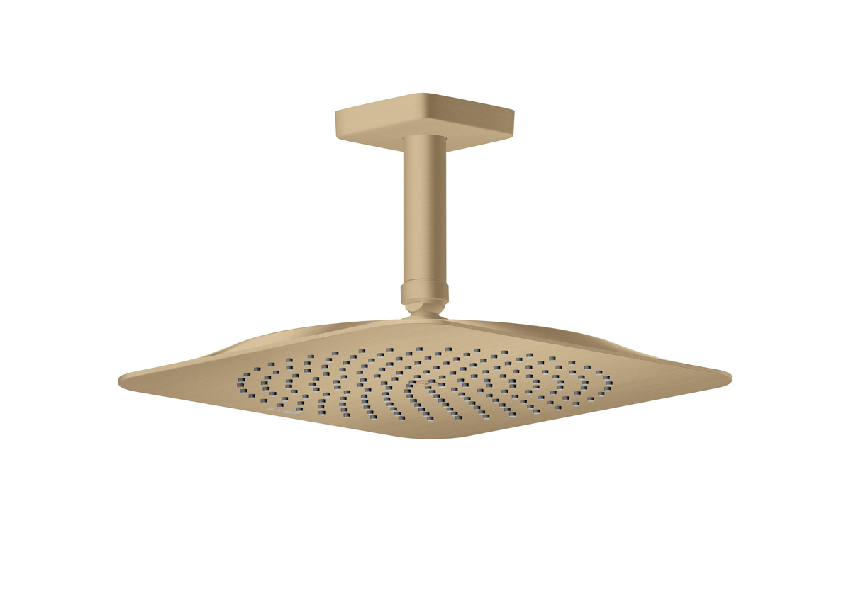 Bild von HANSGROHE AXOR Citterio C Kopfbrause 270/270 1jet EcoSmart mit Deckenanschluss #28793140 - Brushed Bronze