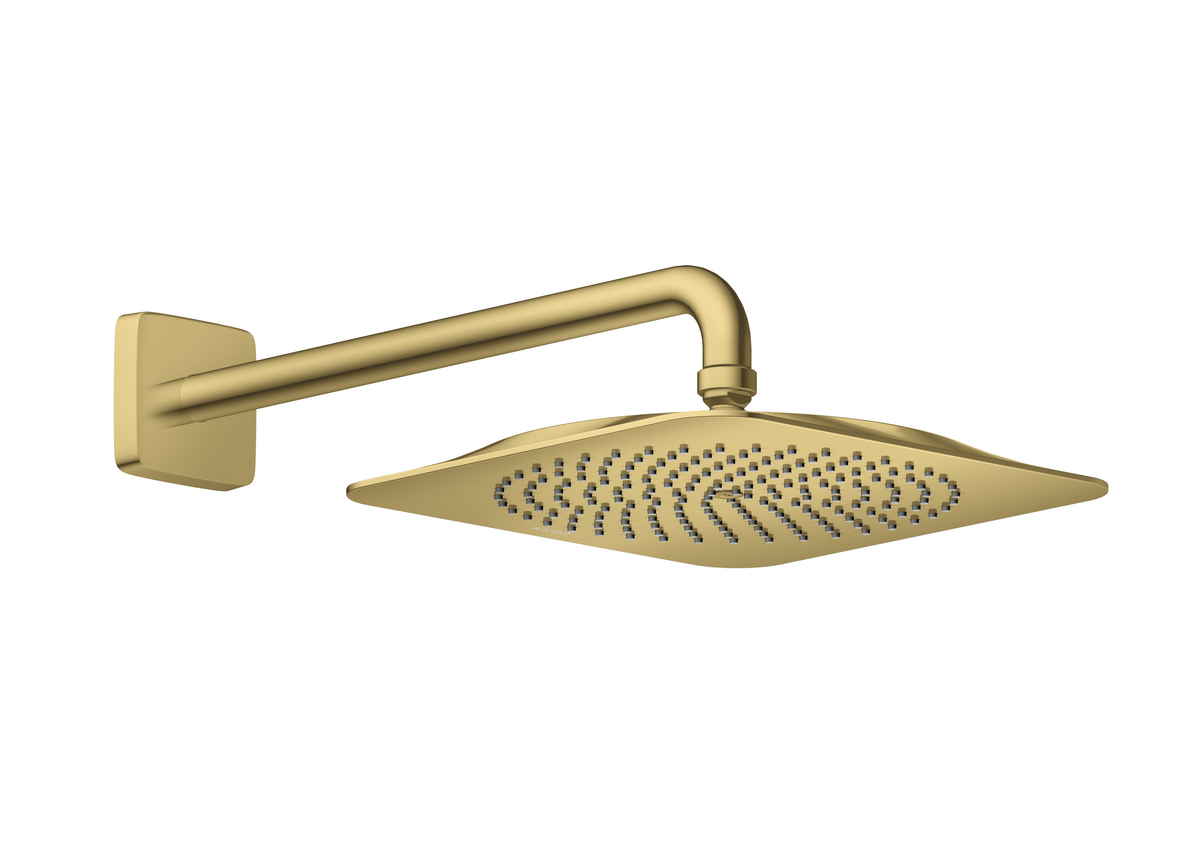 Bild von HANSGROHE AXOR Citterio C Kopfbrause 270/270 1jet EcoSmart mit Brausearm #28791990 - Polished Gold Optic