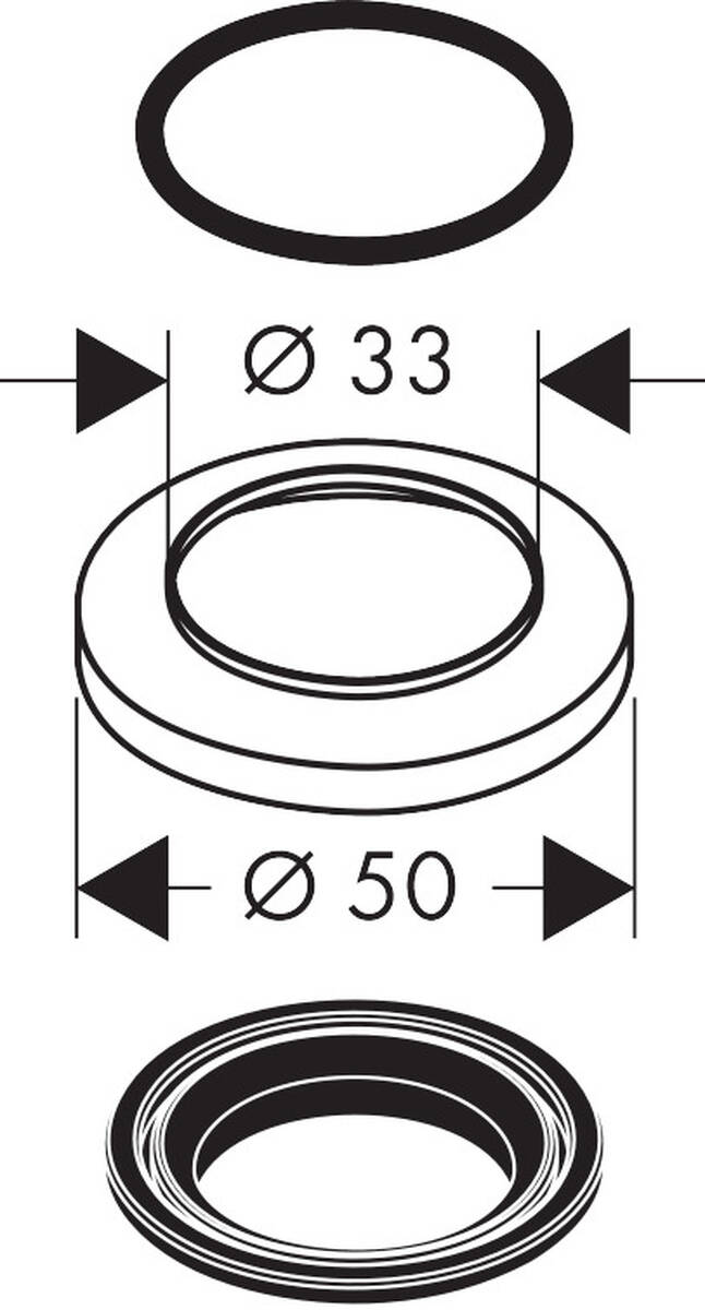 Bild von HANSGROHE Ausgleichsrosette #32799000