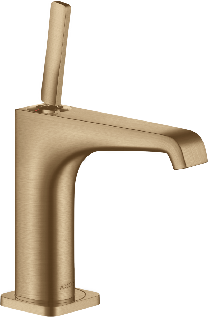 Bild von HANSGROHE AXOR Citterio E Einhebel-Waschtischmischer 130 mit Pingriff und Ablaufgarnitur #36101140 - Brushed Bronze