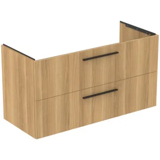 Bild von IDEAL STANDARD i.life B Möbelwaschtischunterschrank 1200x505mm, mit 2 Softclose Auszügen #T5586NX - Eiche Natur