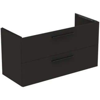 Bild von IDEAL STANDARD i.life B Möbelwaschtischunterschrank 1200x505mm, mit 2 Softclose Auszügen #T5587NV - Carbongrau