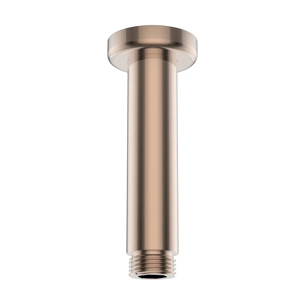 LAUFEN BRAUSEPROGRAMM Brausedeckenarm, Länge 100 mm, runde Rosette, 1/2'', PVD Rosegold #HF960098465001