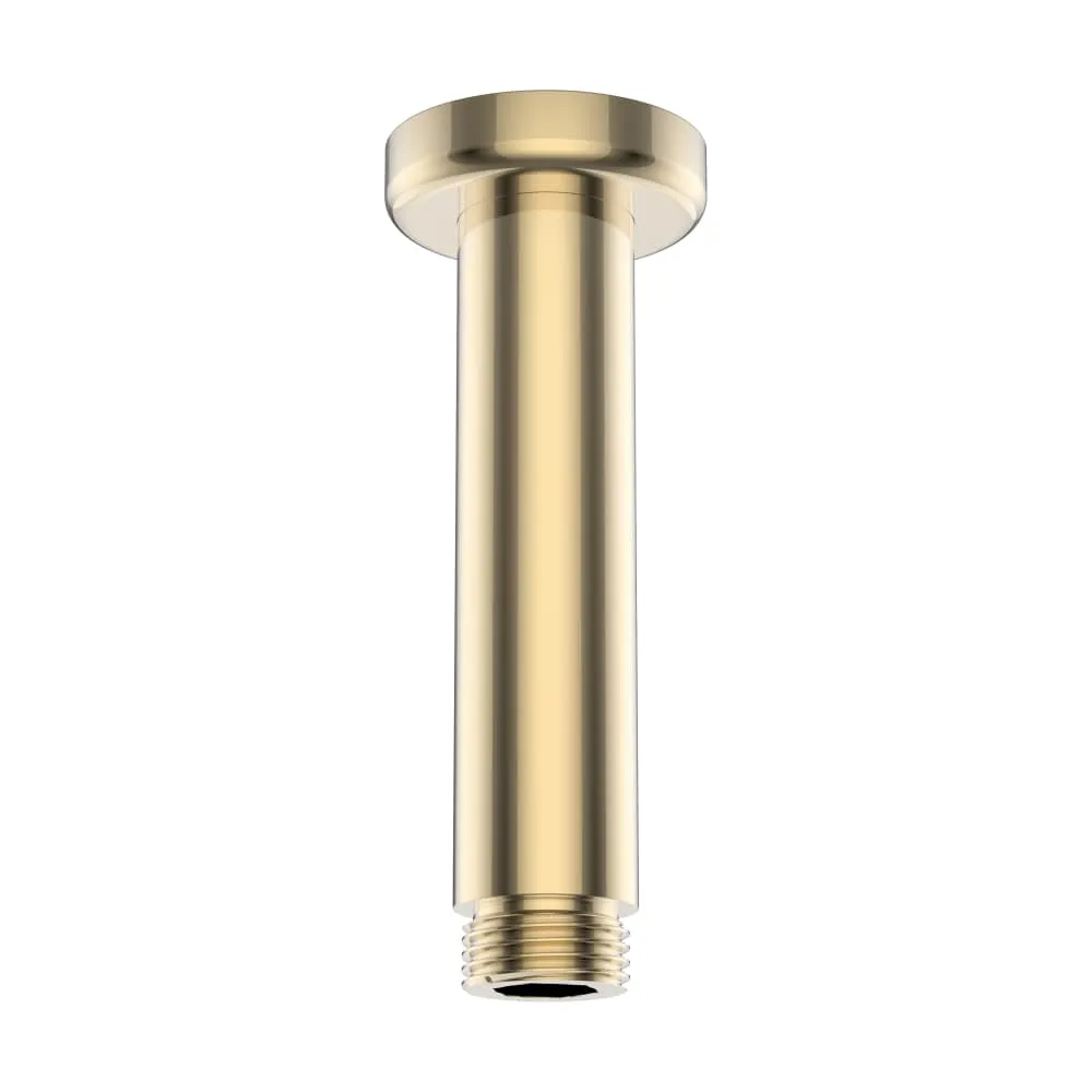 LAUFEN BRAUSEPROGRAMM Brausedeckenarm, Länge 100 mm, runde Rosette, 1/2'', PVD Gold #HF960098463001