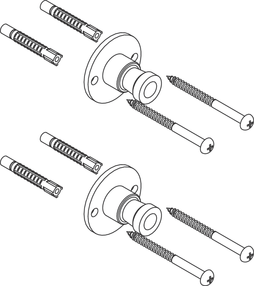 Bild von HANSGROHE AXOR One Adapter Set #48799000