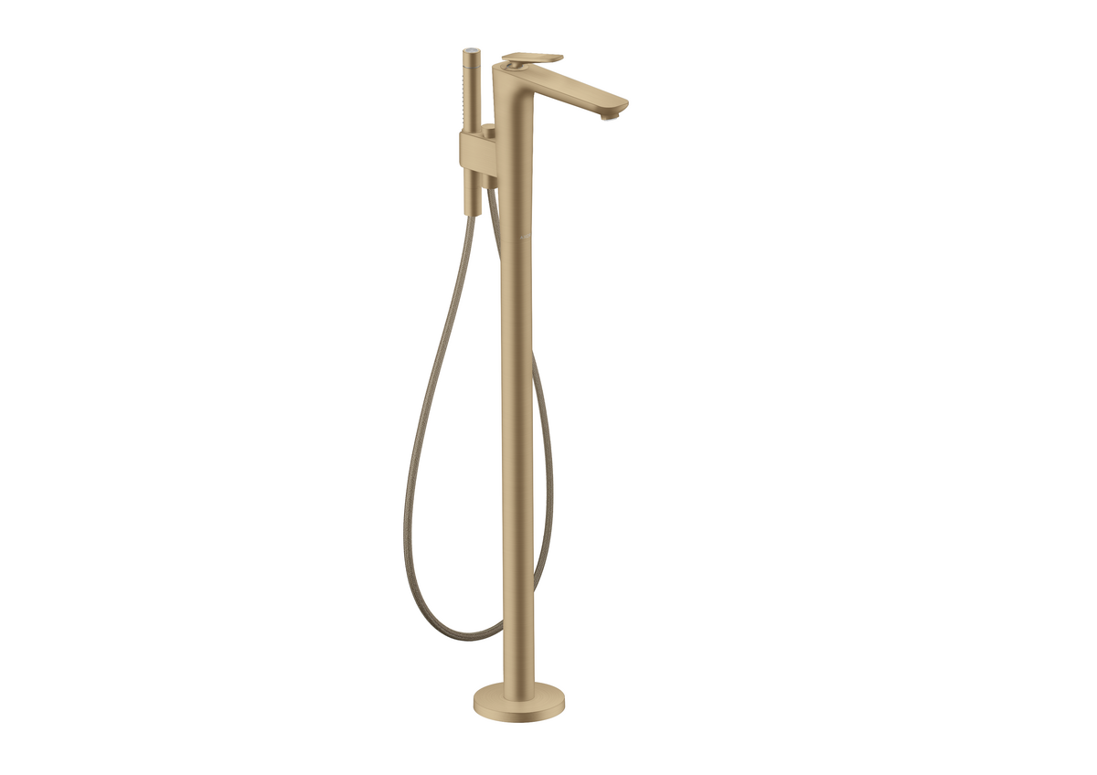 Bild von HANSGROHE AXOR Citterio C Einhebel-Wannenmischer bodenstehend - Cubic cut #49441140 - Brushed Bronze