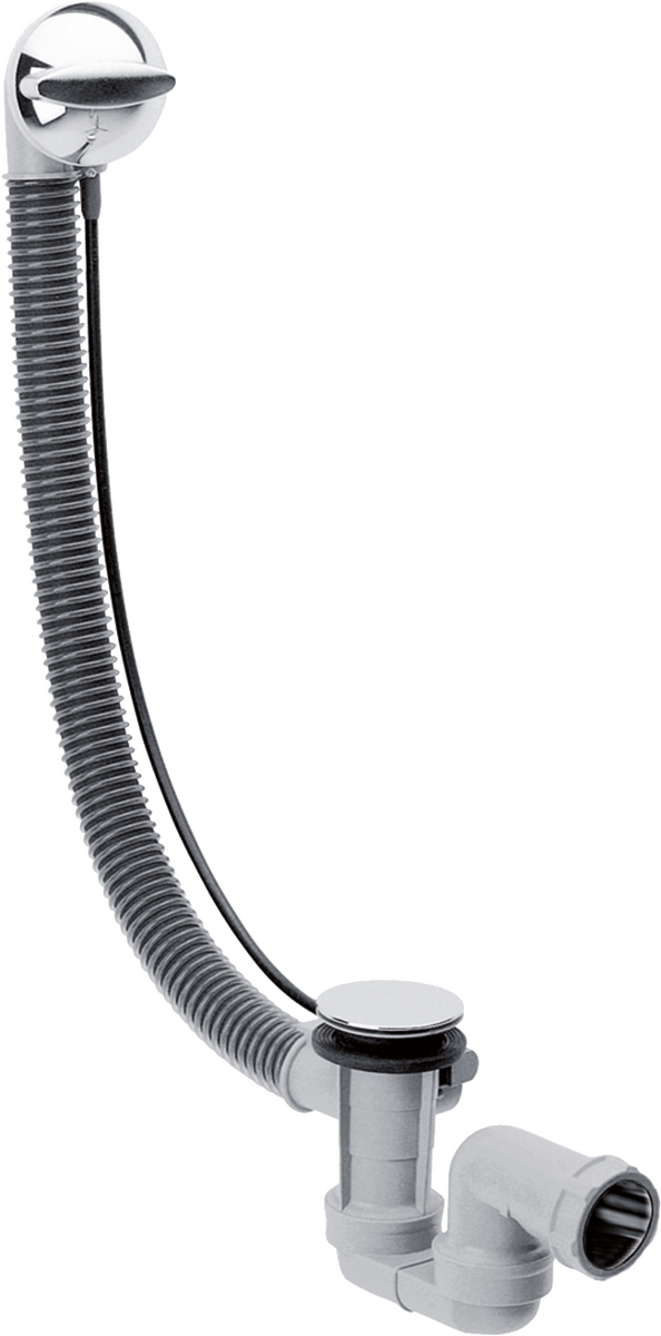 HANSGROHE Flexaplus Grundkörper Ablauf- und Überlaufgarnitur für Normal- und Duschwannen #58142000