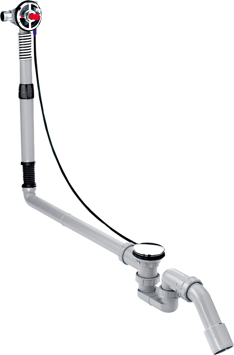 HANSGROHE Grundkörper Wanneneinlauf, Ablauf- und Überlaufgarnitur für Sonderwannen #58306180