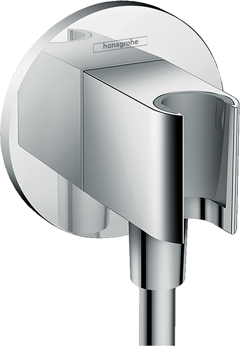 Bild von HANSGROHE FixFit Wandanschluss S mit Brausehalter #26487000