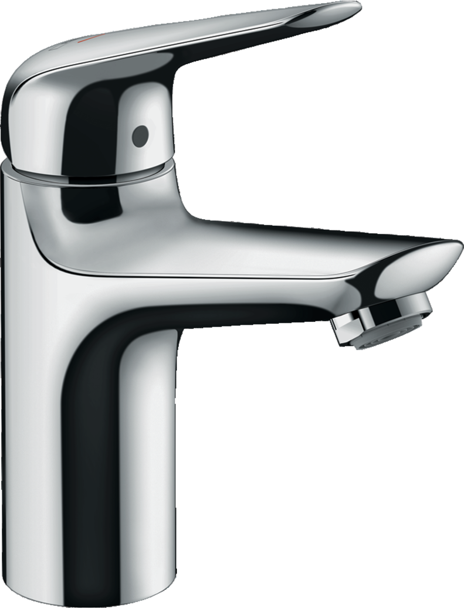 HANSGROHE Novus Einhebel-Waschtischmischer 100 CoolStart mit Push-Open Ablaufgarnitur #71032000