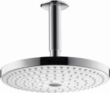 Bild von HANSGROHE Raindance Select S Kopfbrause 240 2jet mit Deckenanschluss #26467400 - Weiß/Chrom