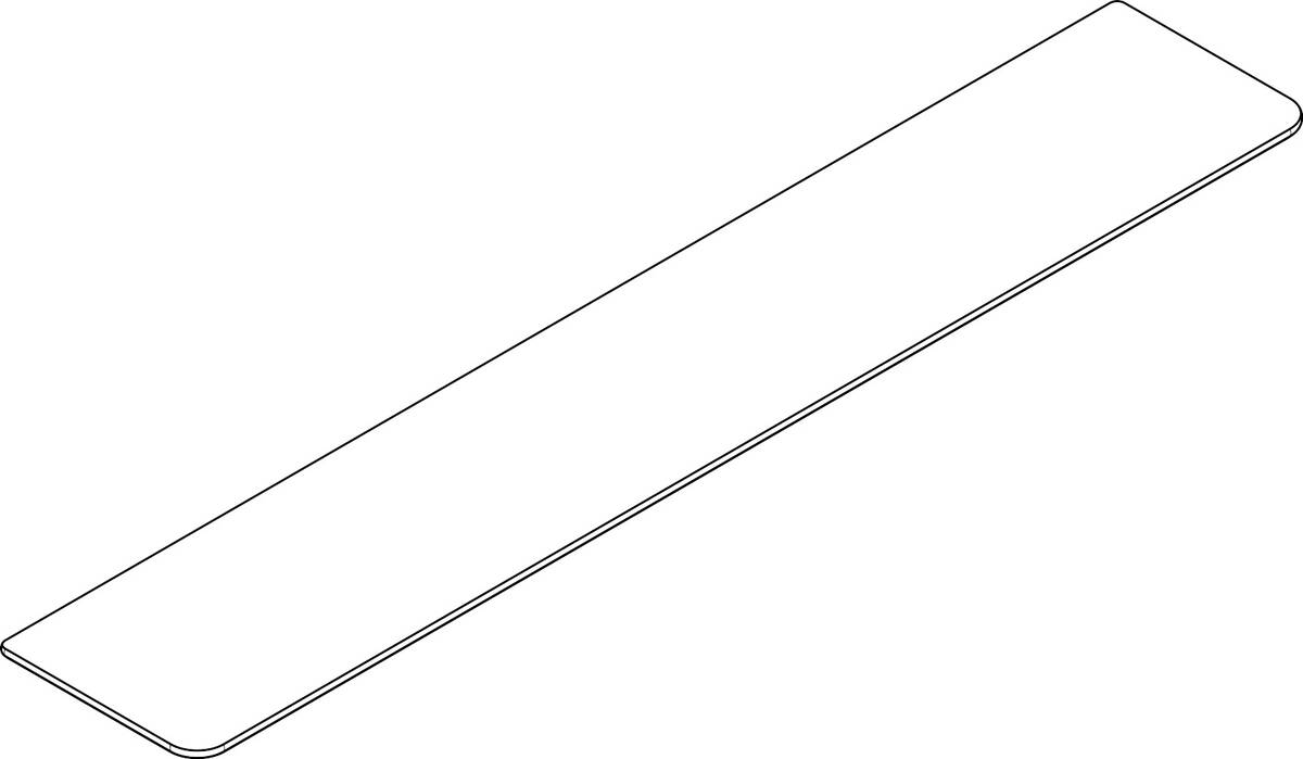 HANSGROHE Glasablage #92725000 - Chrom