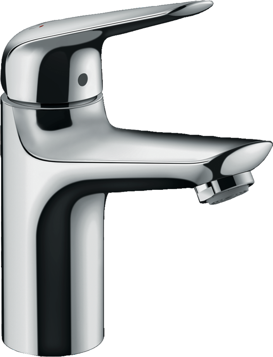 Bild von HANSGROHE Novus Einhebel-Waschtischmischer 100 LowFlow 3,5 l/min mit Push-Open Ablaufgarnitur #71034000