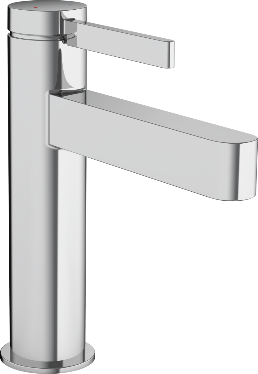 Bild von HANSGROHE Finoris Einhebel-Waschtischmischer 110 mit Push-Open Ablaufgarnitur #76023000 - Chrom