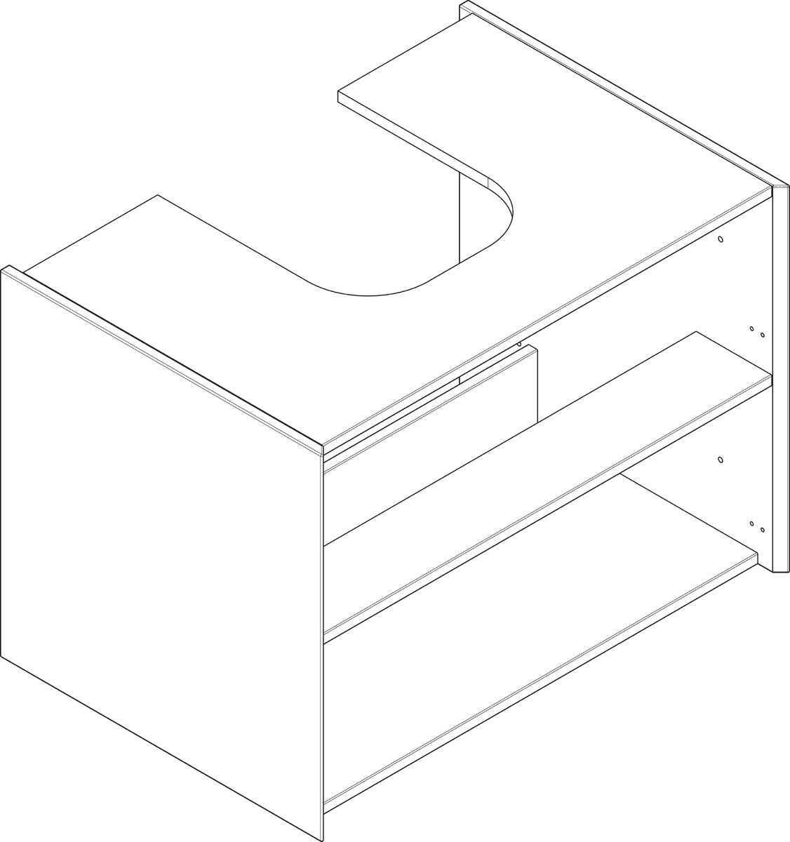 HANSGROHE Möbelkorpus #87672000
