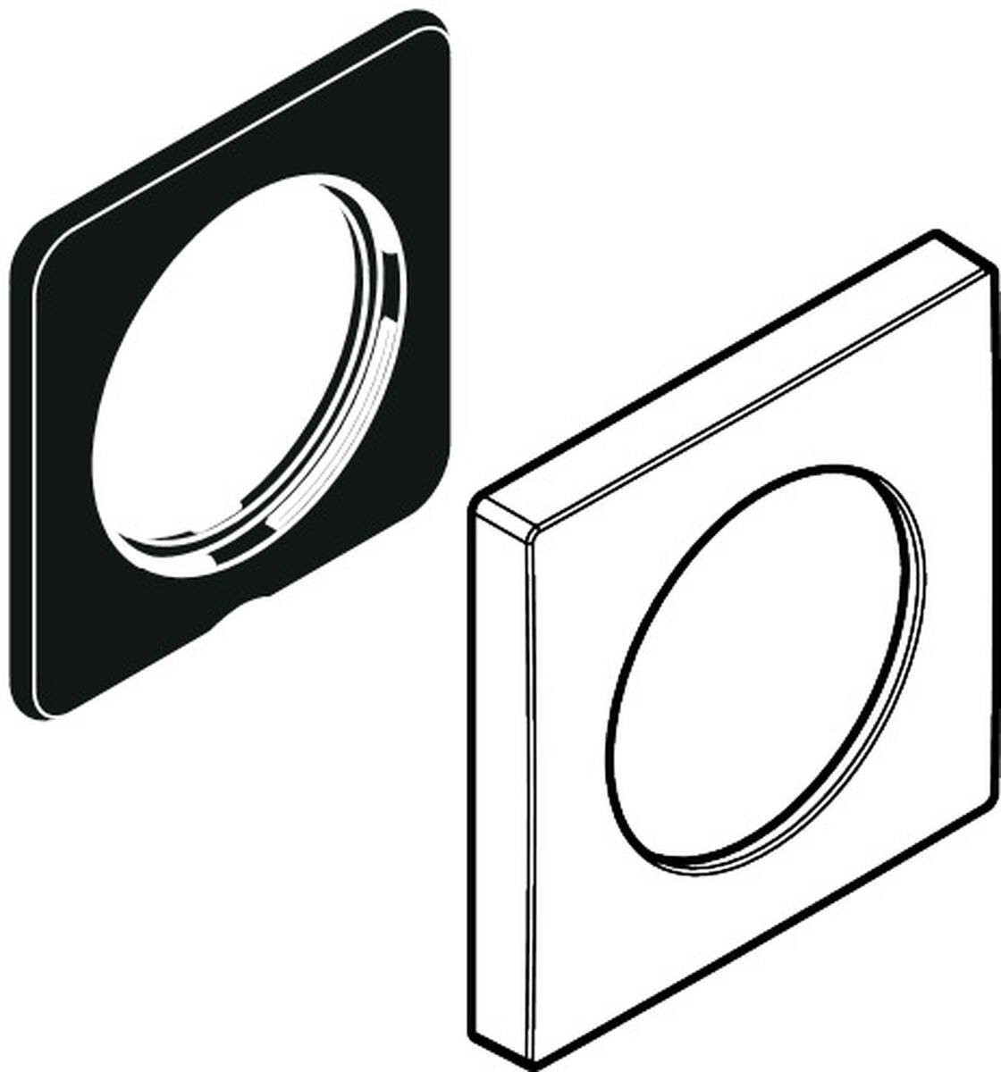 HANSGROHE Rosette #87116700 - Mattweiß