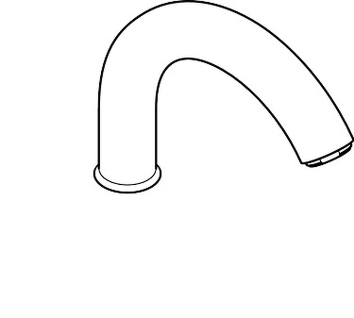 HANSGROHE * N- AX Auslauf Uno 2-Gr. WR satinox #92030450