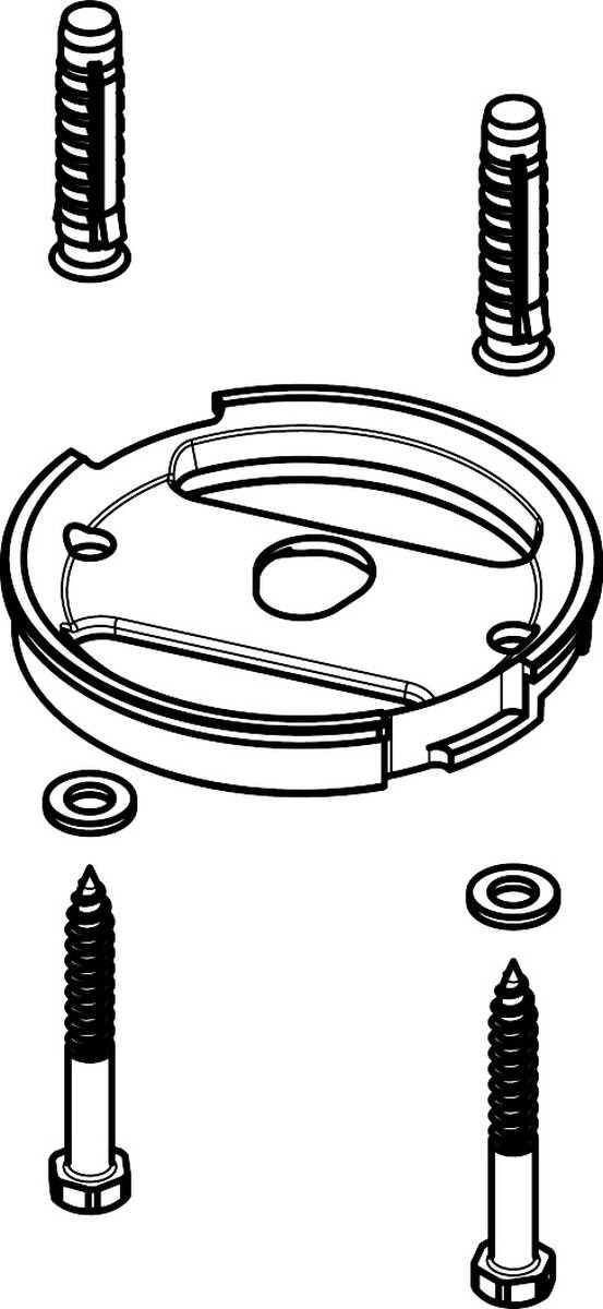 Bild von HANSGROHE Befestigungssatz #92180000