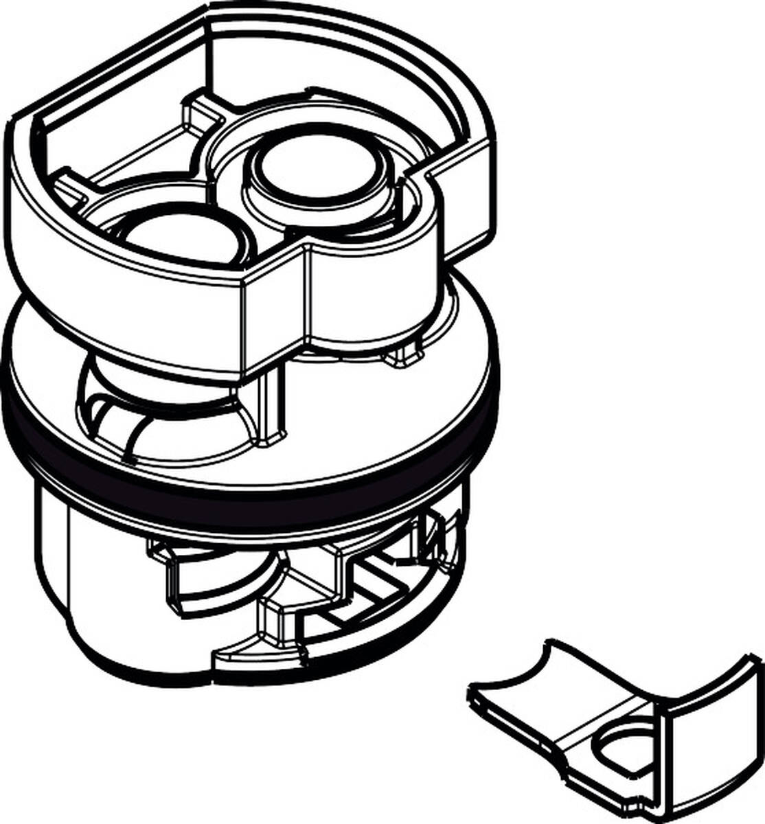 Bild von HANSGROHE Adapter für Kartusche #92186000