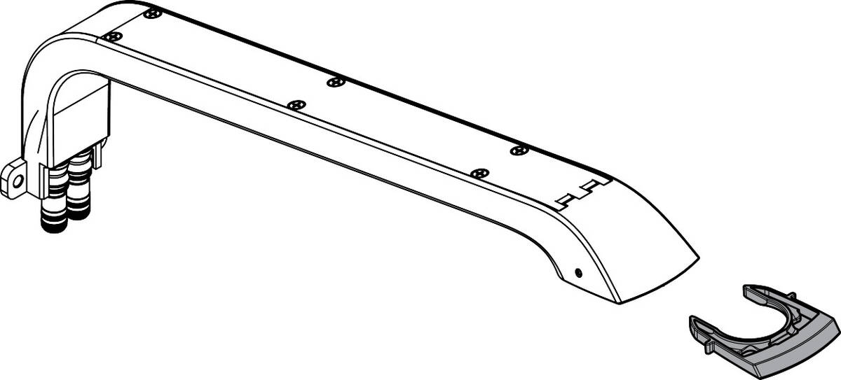 HANSGROHE Brausearm #92140000 - Chrom