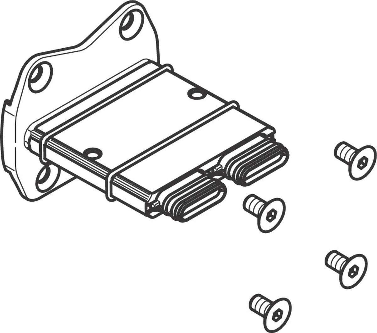 Bild von HANSGROHE Adapter für Kopfbrause #87873000