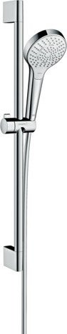 Bild von HANSGROHE Croma Select S Brauseset 110 Multi mit Brausestange 65 cm #26560400 - Weiß/Chrom