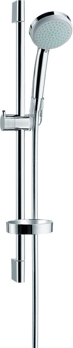 HANSGROHE Croma 100 Brauseset Vario mit Brausestange 65 cm und Seifenschale #27772000 - Chrom