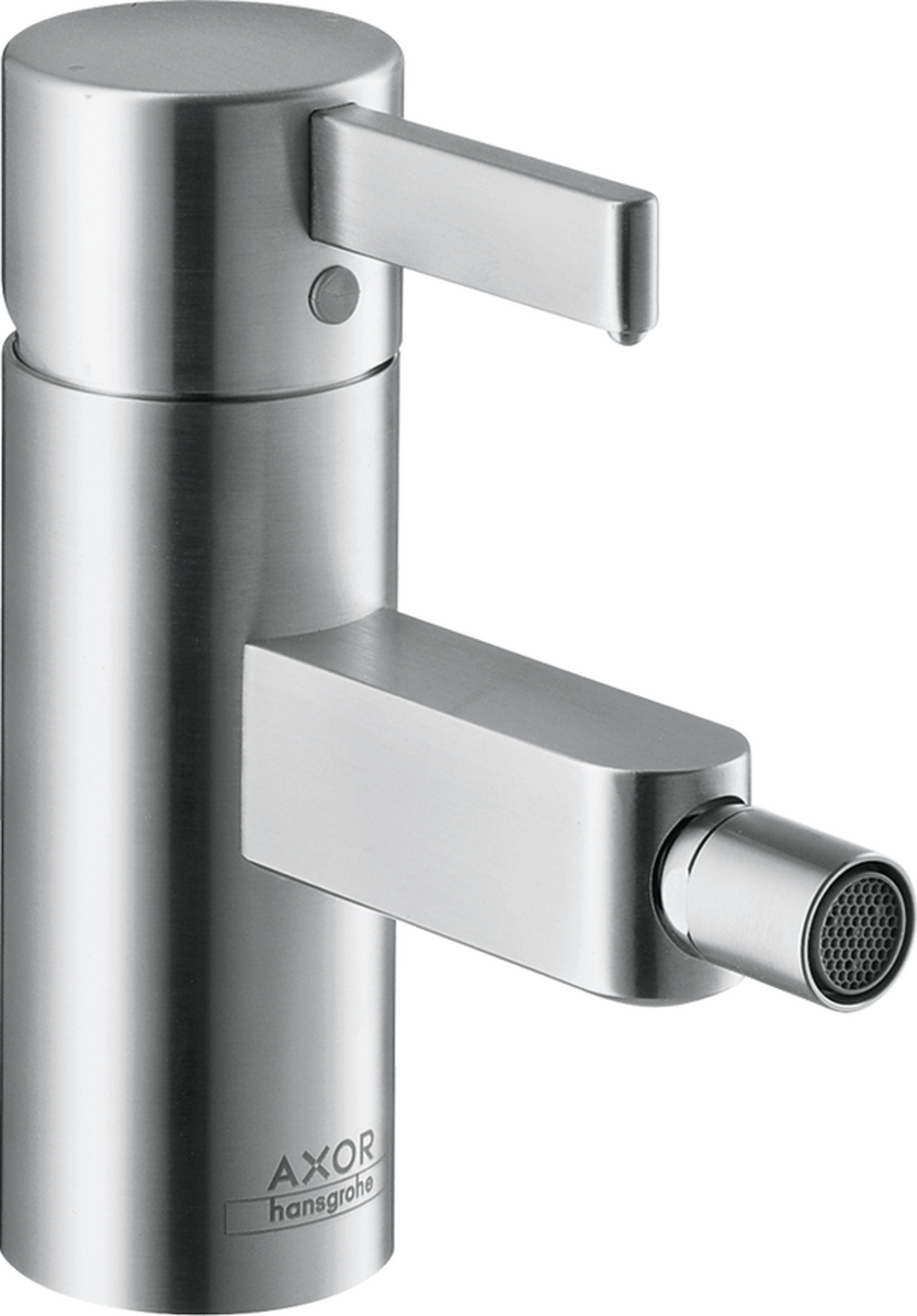 Bild von HANSGROHE AXOR Steel Einhebel-Bidetmischer DN15 #35202800