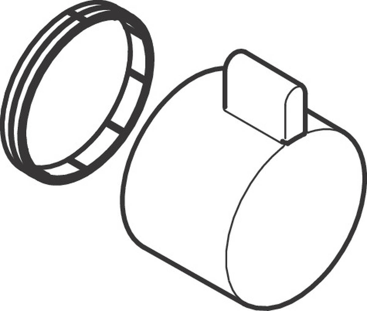 Bild von HANSGROHE Thermostatgriff für Unterputz Thermostat 92215670