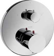 Bild von HANSGROHE AXOR Starck Thermostat Unterputz mit Ab- und Umstellventil #10720000 - Chrom