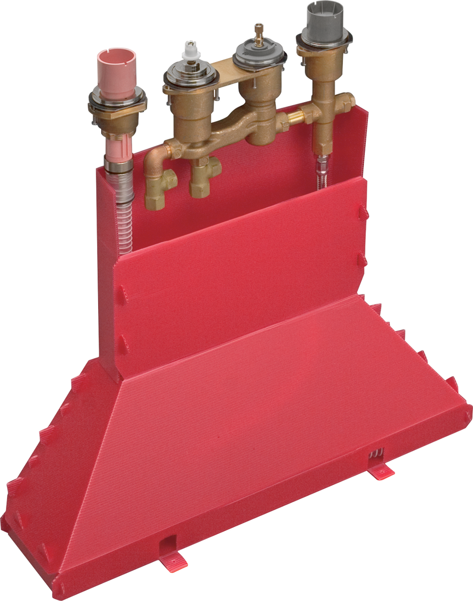 HANSGROHE Grundkörper für 4-Loch Wannenrandarmatur mit Thermostat #15482180