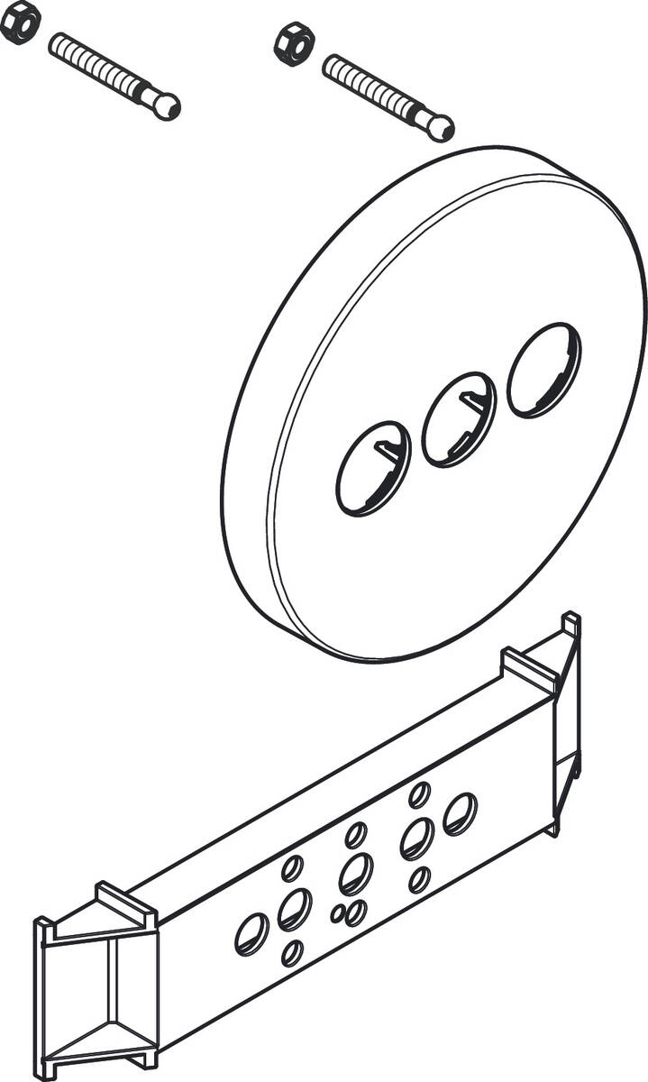HANSGROHE Rosette Ø 150 mm #92324000 - Chrom
