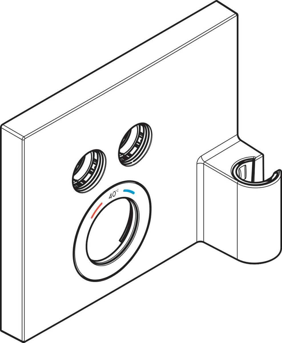 Bild von HANSGROHE Rosette #92299000