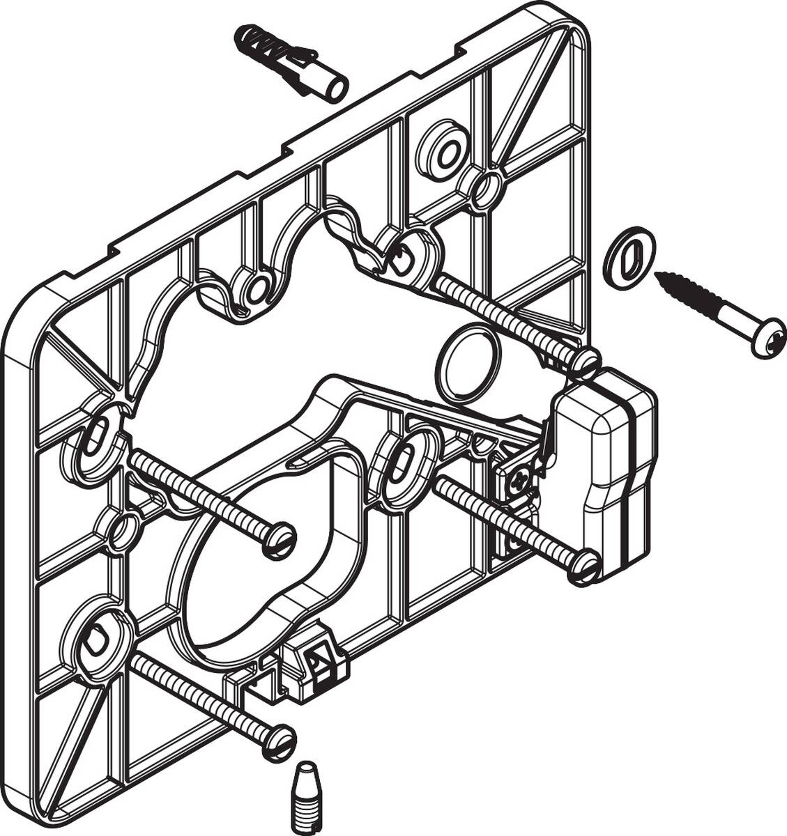 Bild von HANSGROHE Rosettenträger #92298000