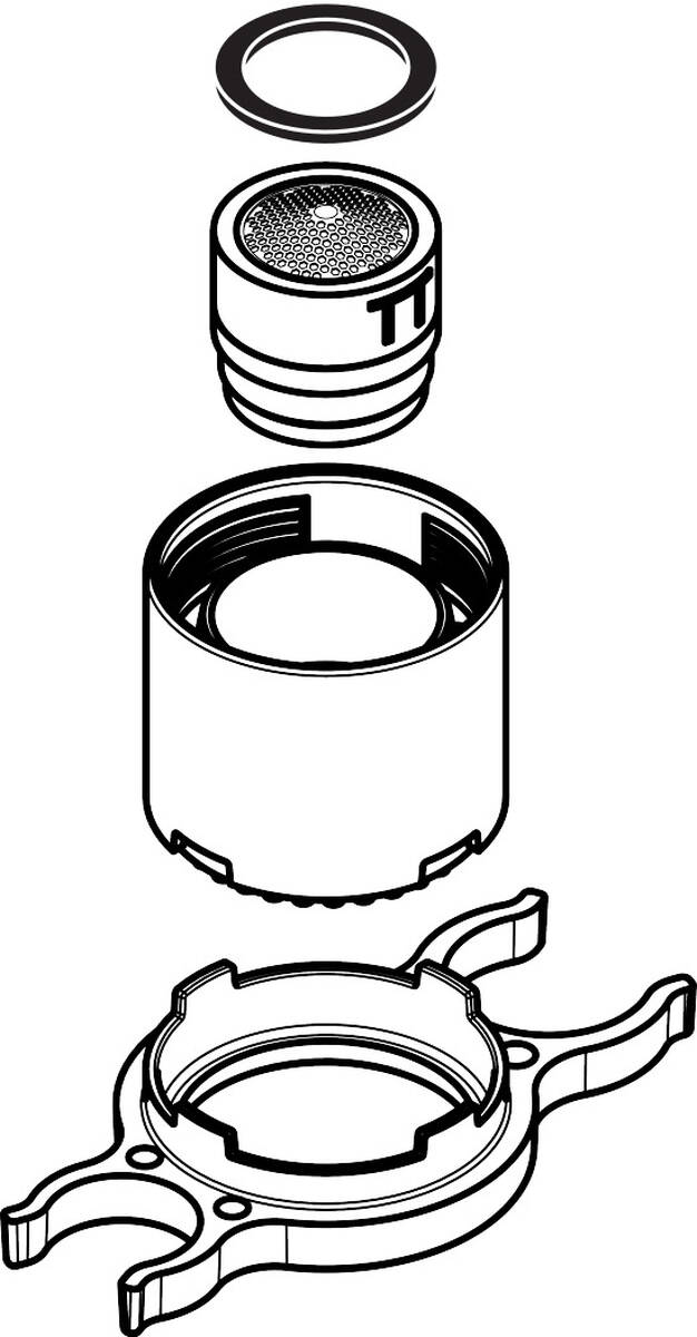 Bild von HANSGROHE Strahlformer für Küchenmischer 93342000