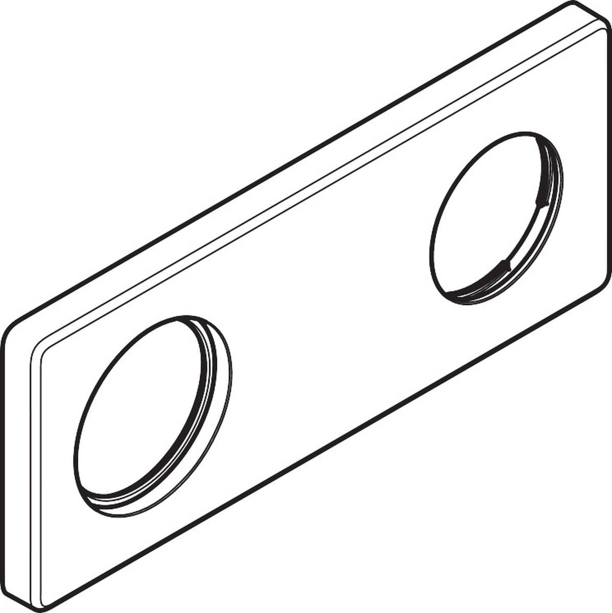 HANSGROHE Rosette #92649000 - Chrom