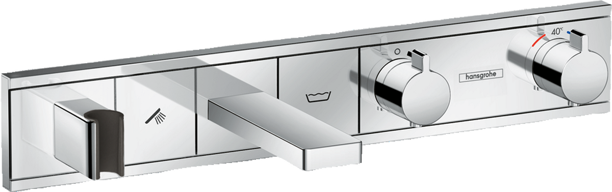 HANSGROHE RainSelect Wannenthermostat Unterputz für 2 Verbraucher #15359000